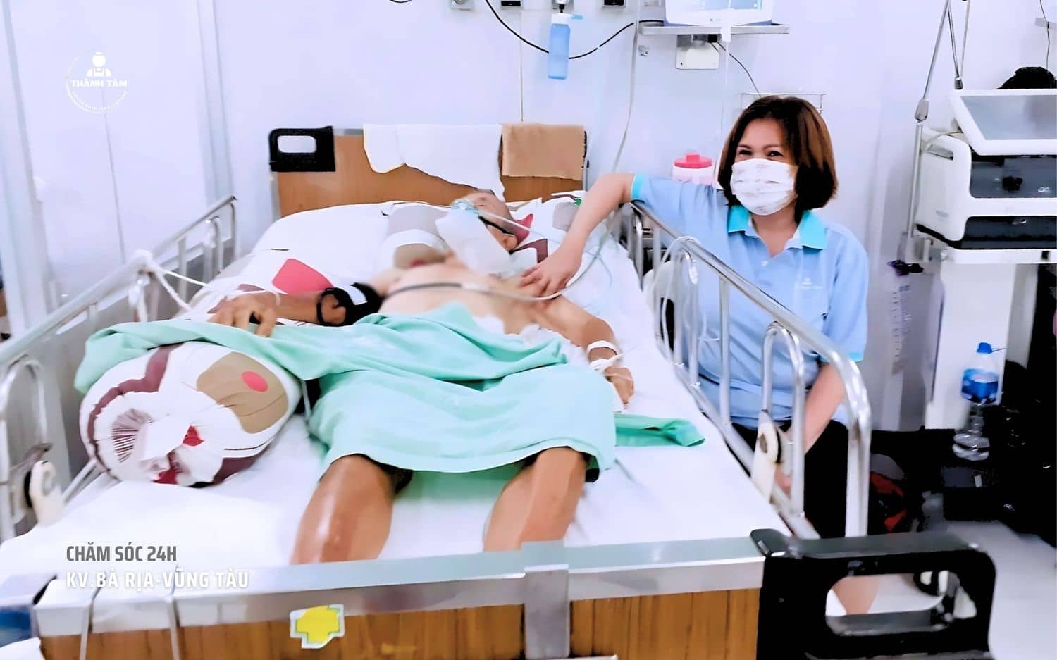 Chăm người bệnh nằm viện BRVT