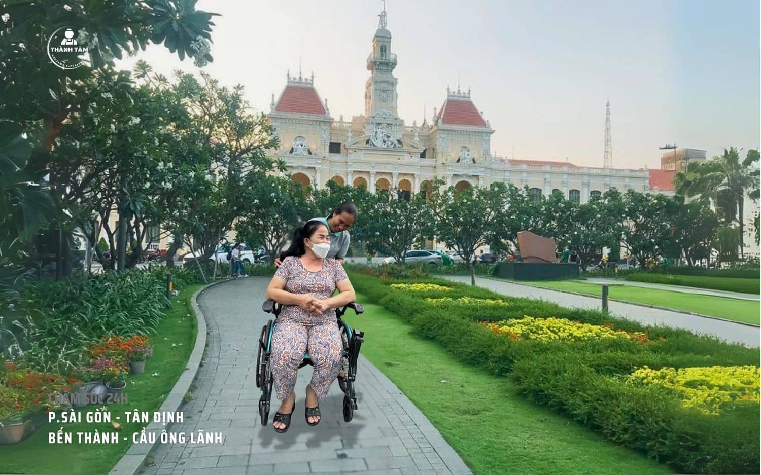Chăm sóc người già khu vực 4 phường trung tâm quận 1 cũ