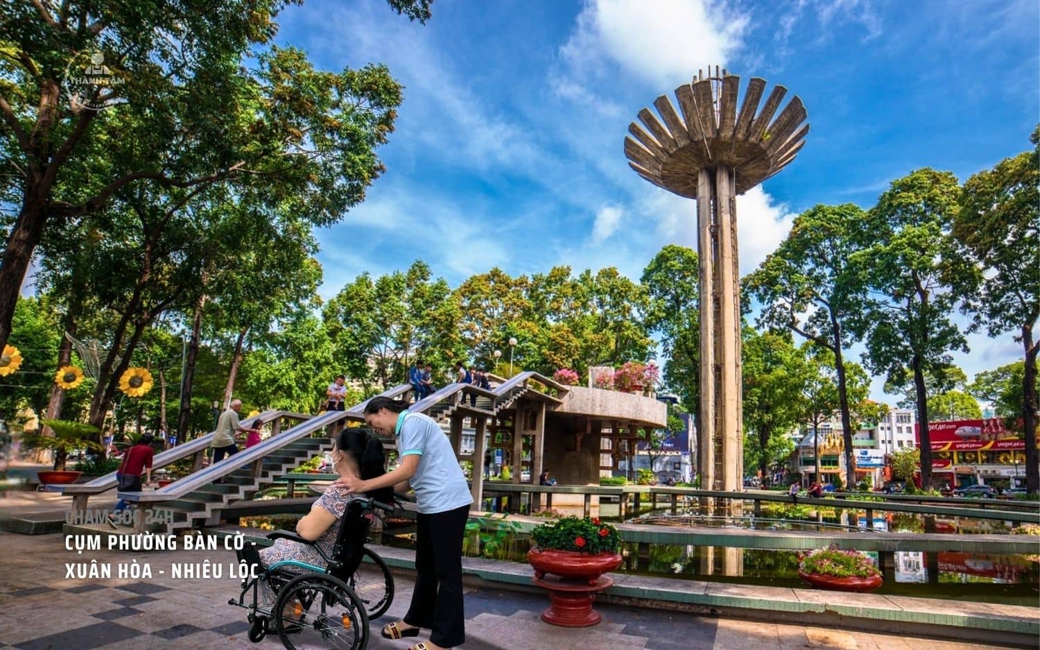 Chăm sóc người già tại nhà khu vực 3 phường mới sáp nhập của quận 3 cũ