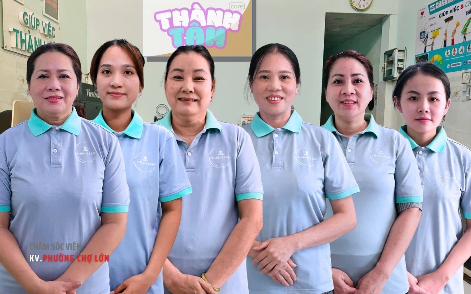 Đội ngũ giúp việc chăm sóc sẵn sàng nhận việc ở phường Chợ Lớn