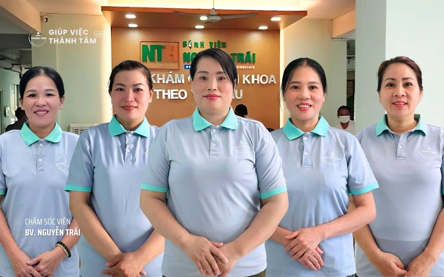 Chăm sóc viên Thành Tâm Care tại bệnh viện Nguyễn Trãi