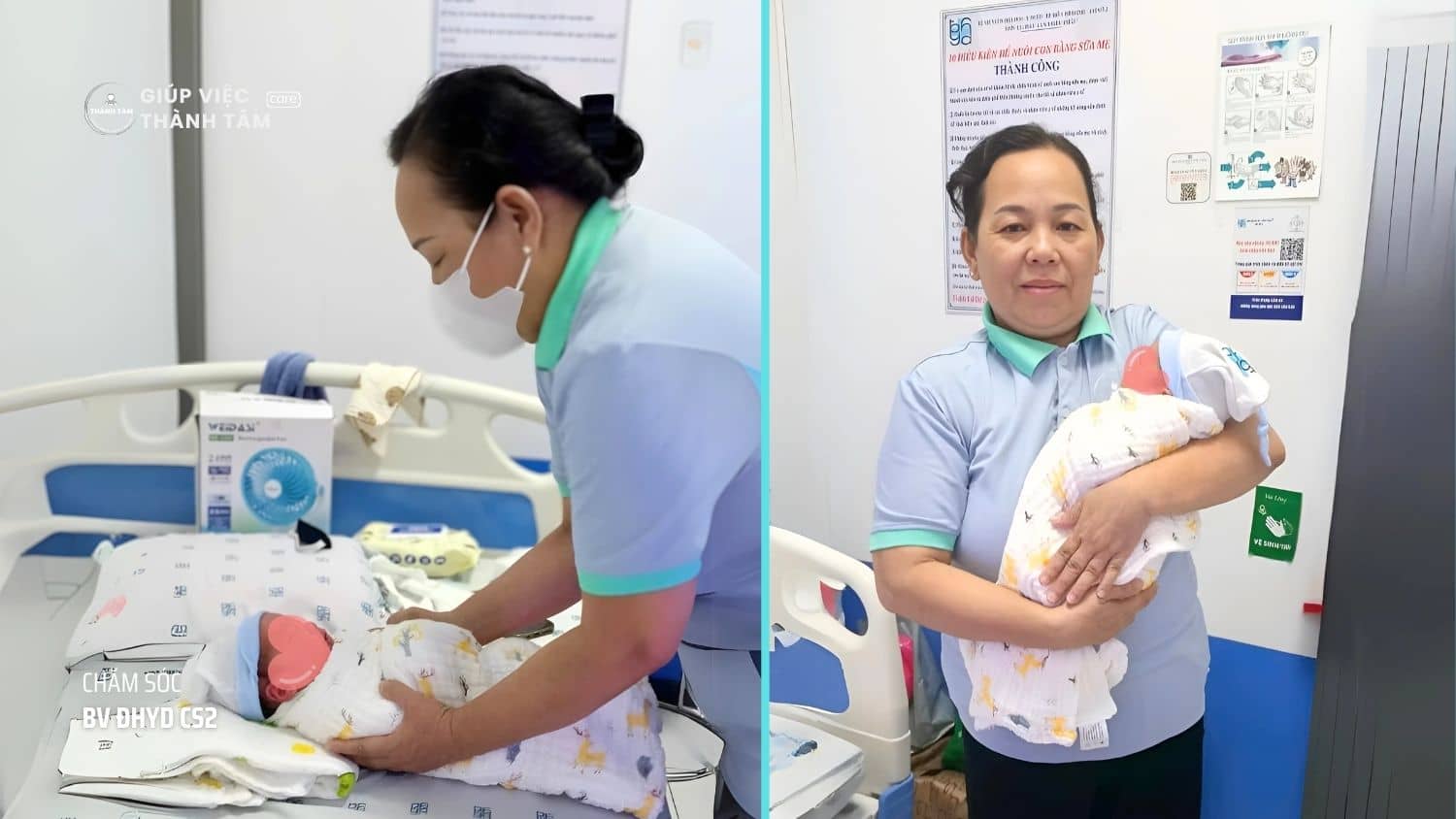 Thành Tâm care - Dịch vụ vú nuôi đẻ tại Bv Đại Học Y Dược