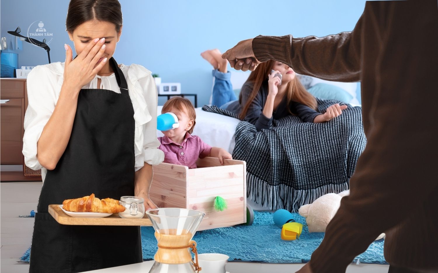 Nỗi sợ thường trực khiến nhiều người quyết định “thoát khỏi” môi trường gia đình, chuyển sang chăm người bệnh