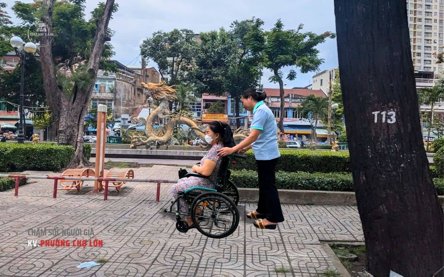 Thành Tâm Care chăm sóc ông bà tại phường mới Chợ Lớn