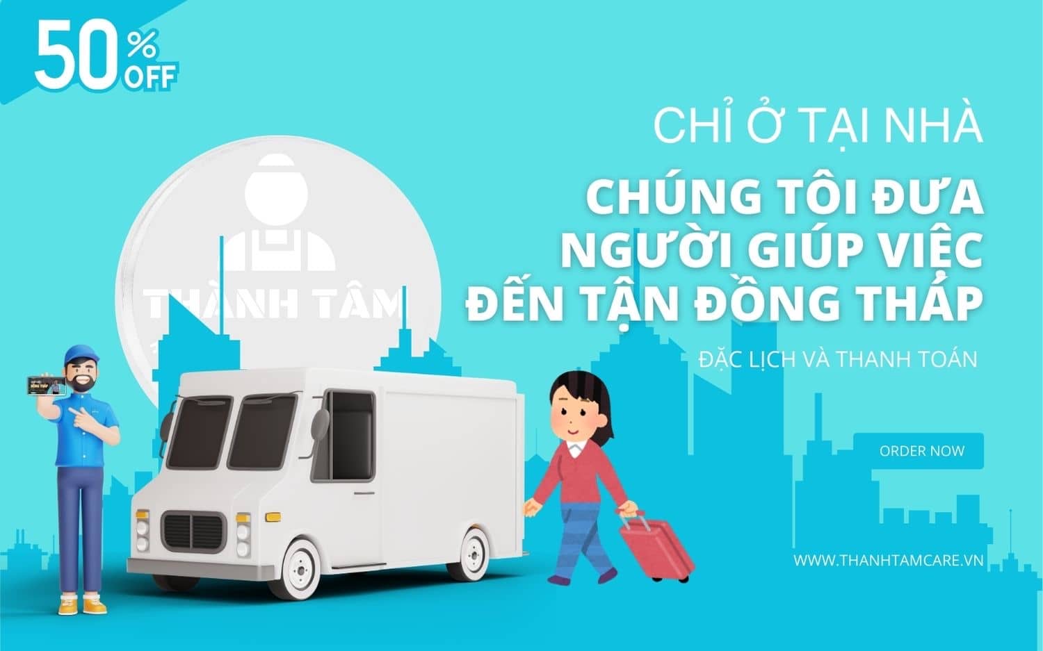 Cung cấp người giúp việc đến tận nhà