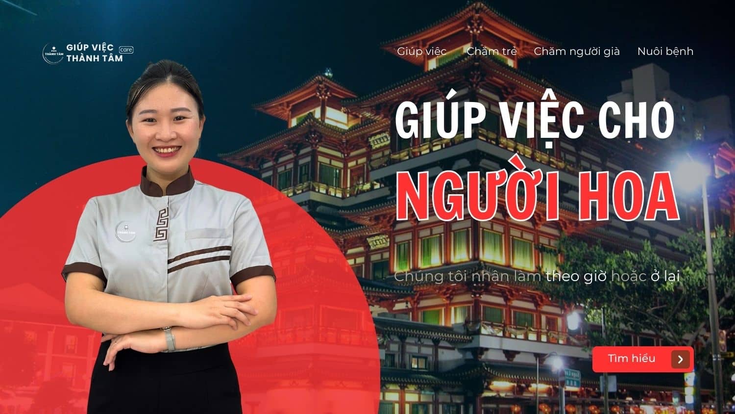 Giúp việc chăm sóc cho người Hoa