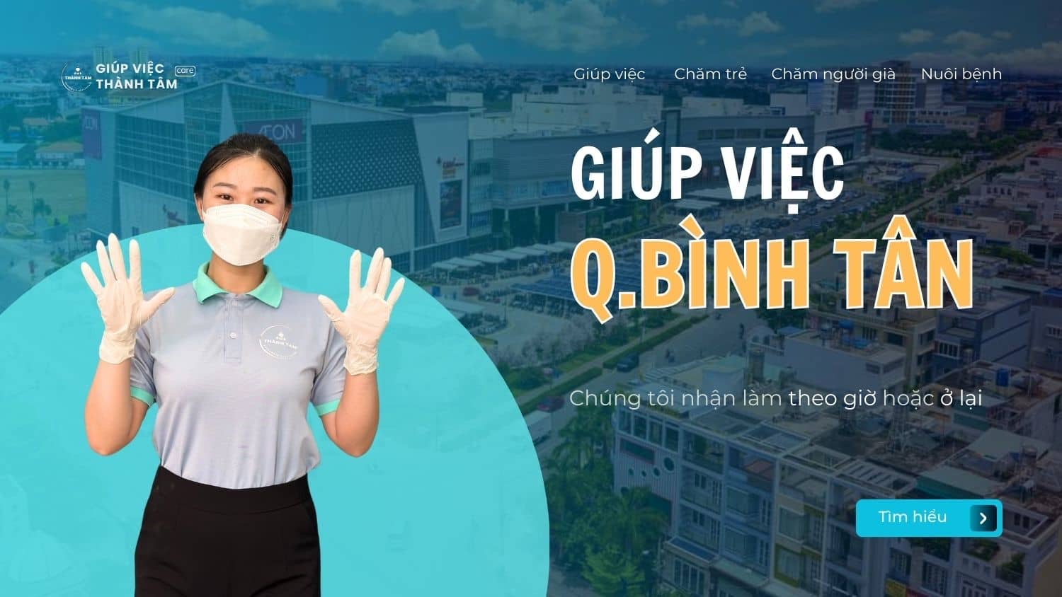 Giúp việc chăm sóc tại quận Bình Tân