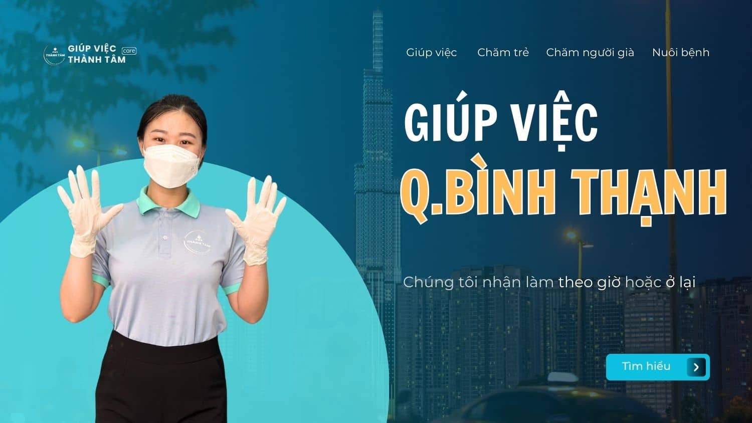 Giúp việc chăm sóc quận Bình Thạnh