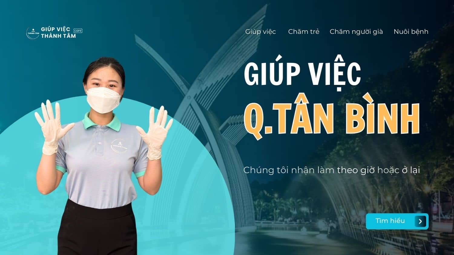 Giúp việc chăm sóc quận Tân Bình