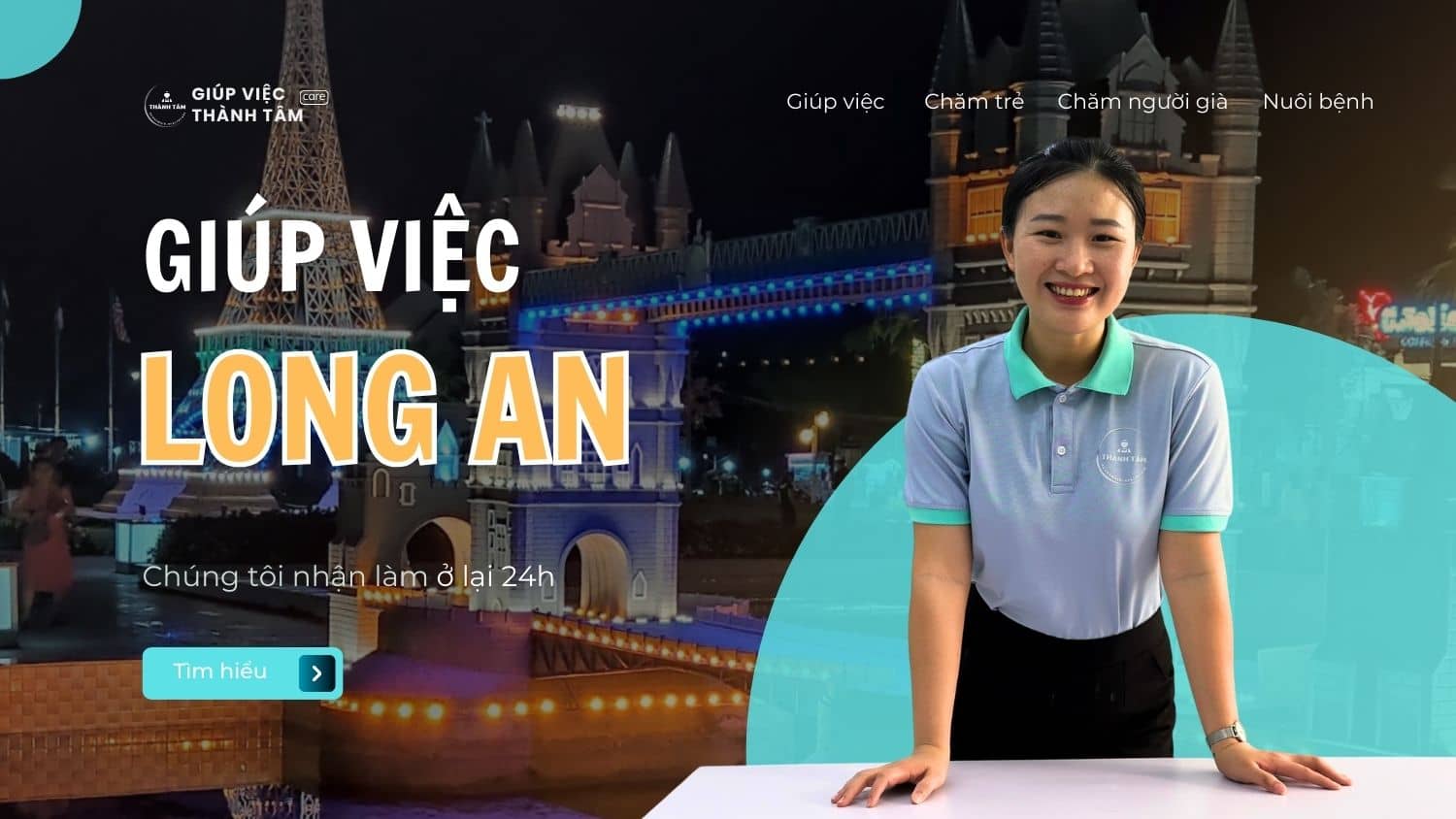 Giúp việc chăm sóc tại Long An