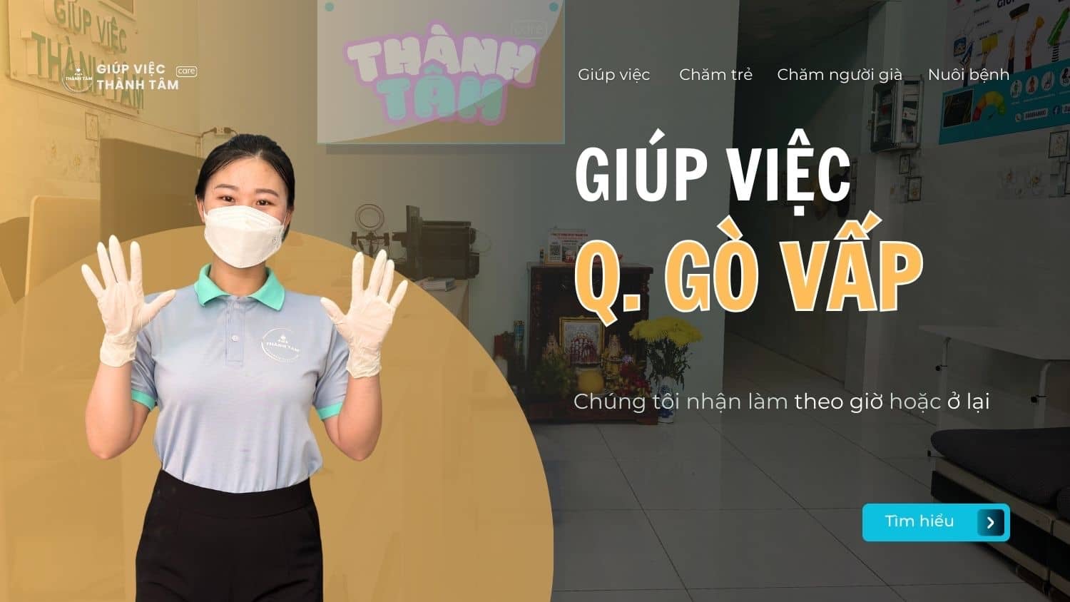 Giúp việc chăm sóc tại quận Gò Vấp