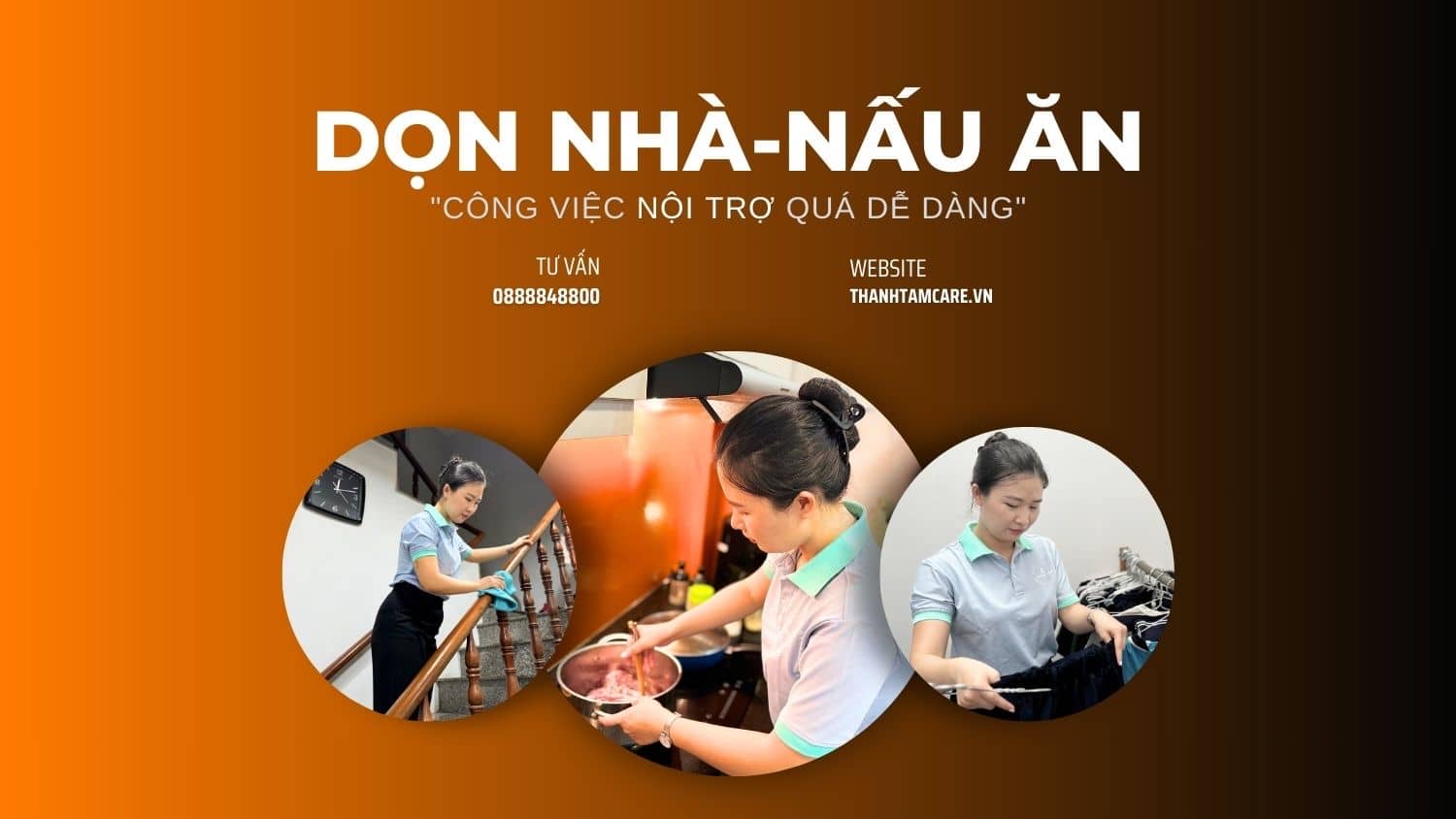 Dọn nhà nấu ăn